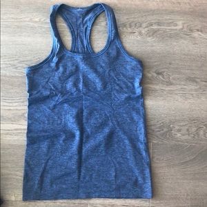 lululemon athletica Tops - Lulu Lemon Swiftly Tech Tank Size 6 heathered blue lululemon athletica Tops - Lulu Lemon Swiftly Tech Tank Size 6 heathered blue
